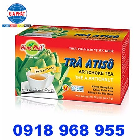 In hộp trà atisô| baobigiaphat.vn